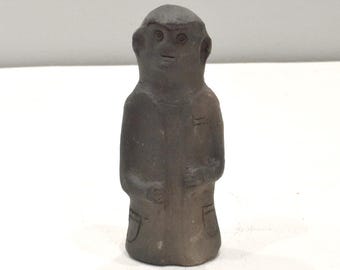 African Clay Ceramic People Statues Kenya