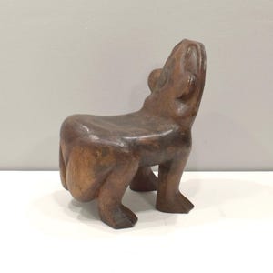 Filipiński stołek Ifugao Wood Frog