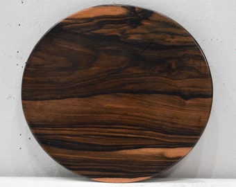 Wood Plates Kamagong Wood 8" Carved Plates Philippines