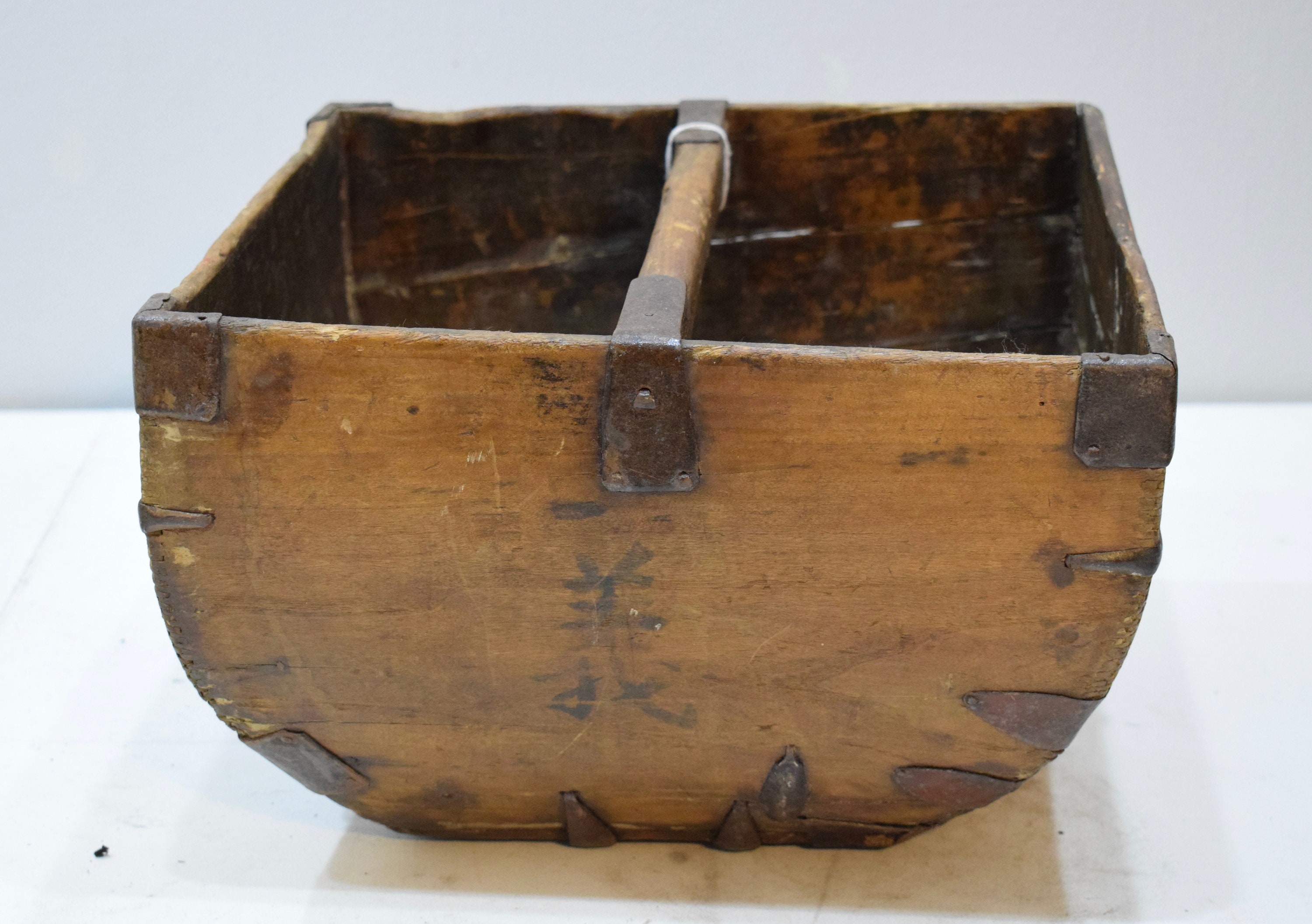 Bucket Chinese Rice Grain Vintage Bucket 9