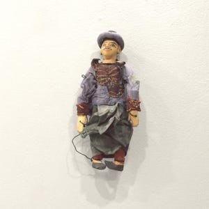 Puppet Marionette Wood Burmese Puppet Folk Art