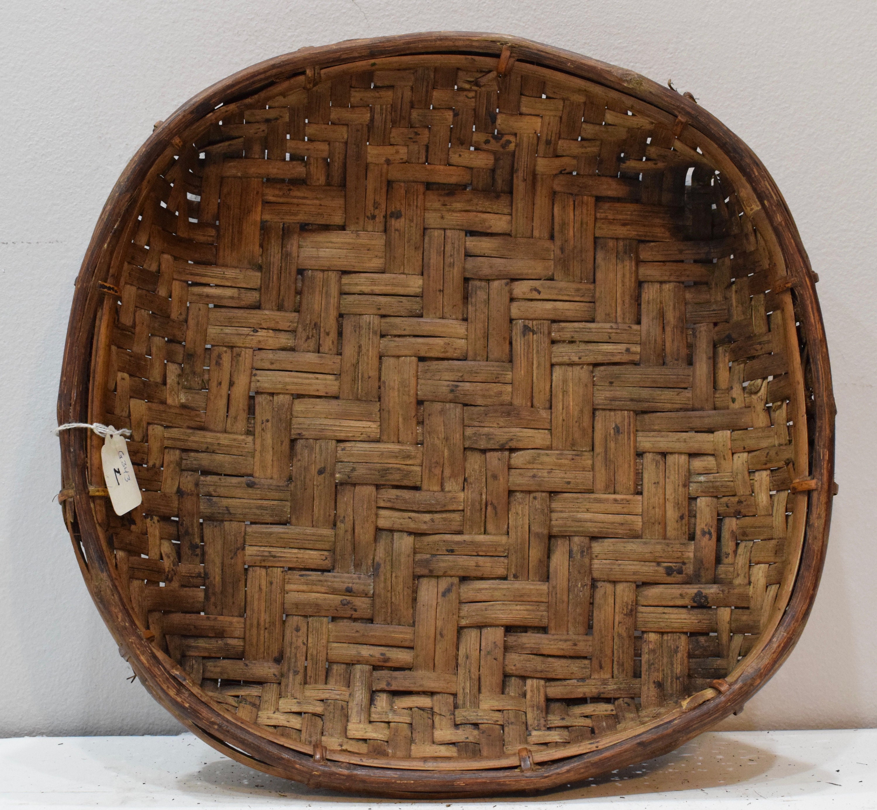 Basket Philippines Ifugao Woven Plate Bowl Rattan Ifugao Rattan Plate