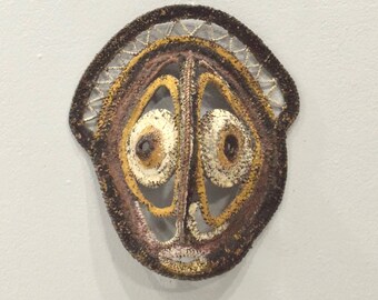 Mask Papua New Guinea Woven Fiber Yam Mask