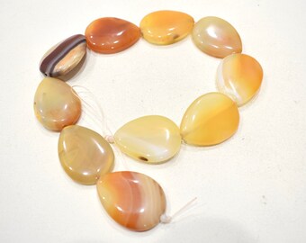 Beads Apricot Agate Large Beads 40mm