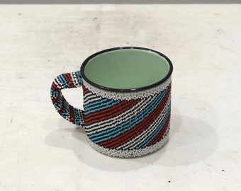 African Zulu Beaded Cup