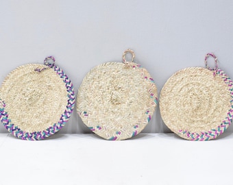 Basket African Ethiopian Eritrea Tray Set of 3