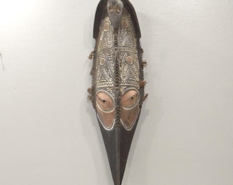 Mask Papua New Guinea Passam Sepik River Spirit Mask