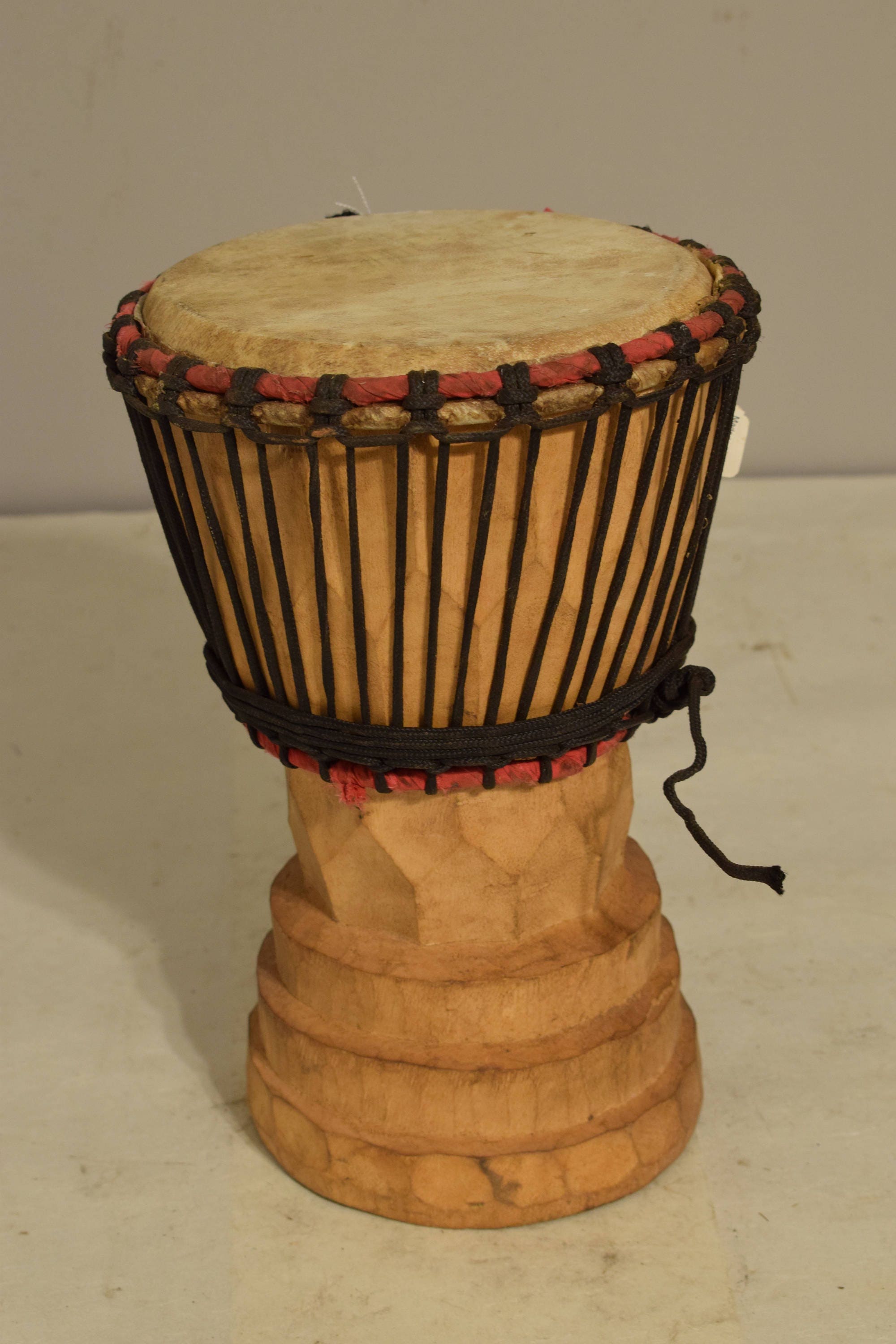 African Drum Djembe Wood West Africa Handmade Musical Vintage Community