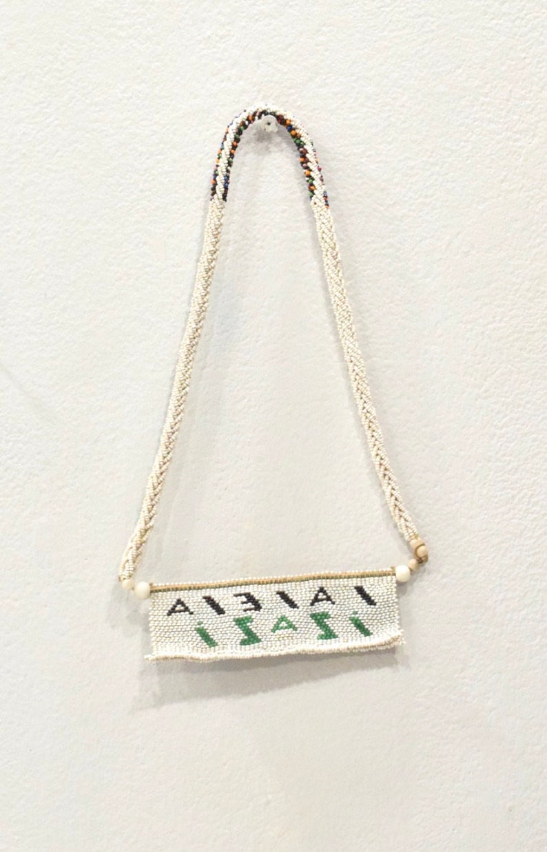 African Zulu Love Letter Beaded Necklace South Africa - Etsy