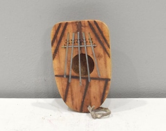 Piano African Piano Wood Burnished "Kalimba"