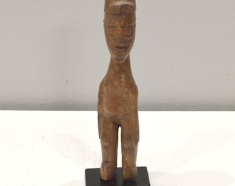 African Lobi Tribe Wood Female Fetish Statue Burkina Faso