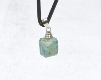 Roman Glass Chip Pendant