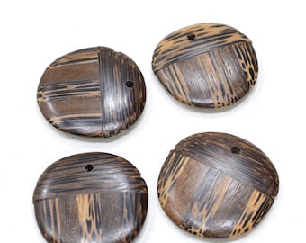 Beads Philippines Inlay Wood Pendant Beads 40mm