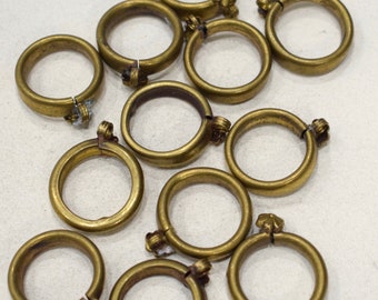 Beads Nepal Brass Round Jewelry Rings 25mm