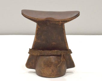 African Headrest Turkana Wood African Pillow