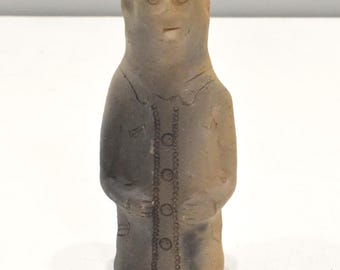 African Clay Ceramic People Statues Kenya