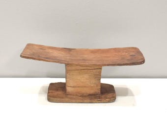 African Stool Lobi Wood Vintage Stool Burkina Faso