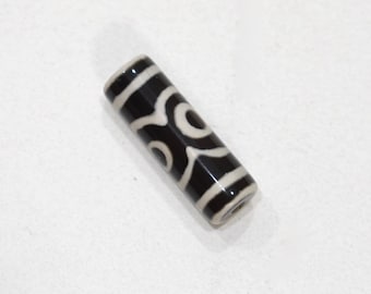 Beads Brown White Indonesian Porcelain Bead 30-32mm