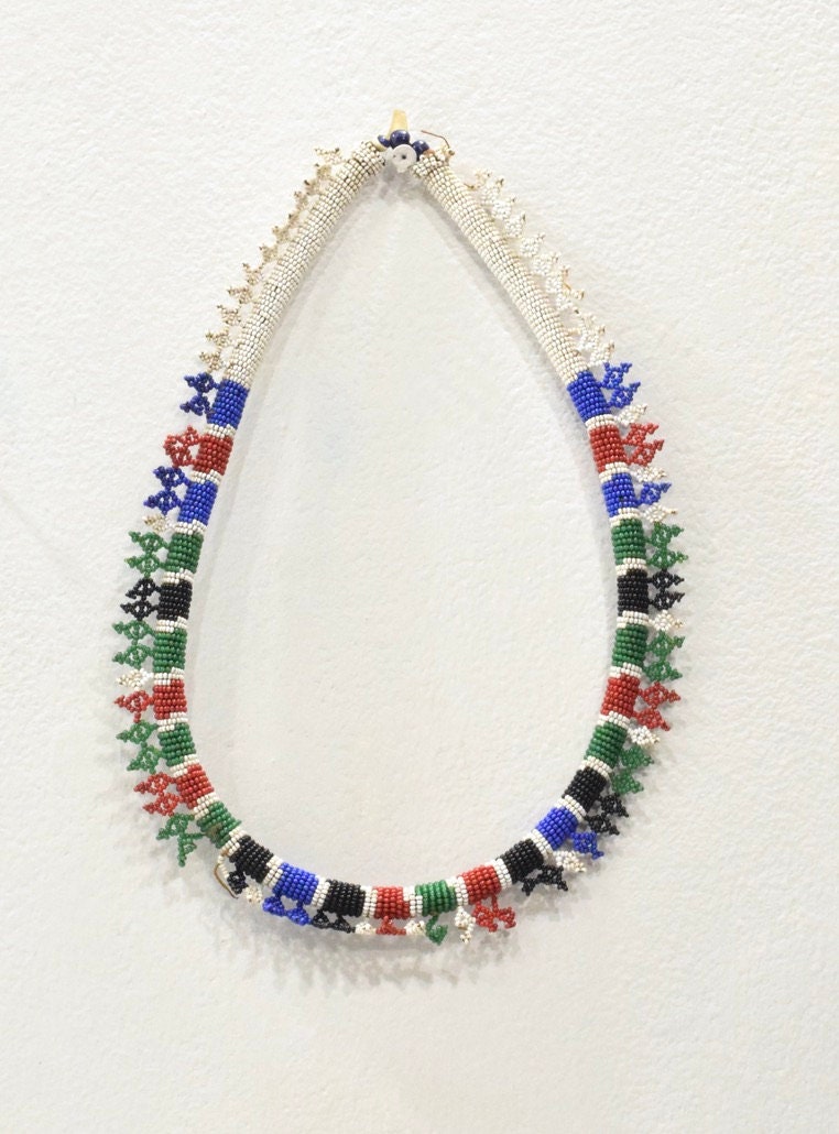 African Zulu Beaded Necklace South Africa