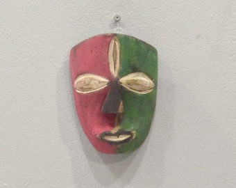 African Mask Punu Tribe Male Passport Mask Gabon