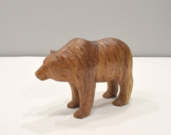 Philippines Carved Wood Bear