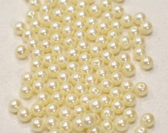 Beads Japanese Glass Luster Pearls 6mm