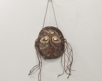Mask Papua New Guinea Coconut Shell Mask