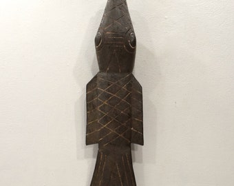 African Mask Bird Figure Baule Tribe