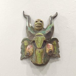 Masque rituel de danse animale Rangda indonésien Balines