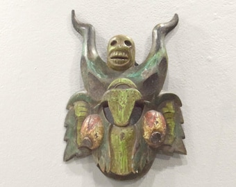 Indonesian Balines Rangda Animal Dance Ritual Mask