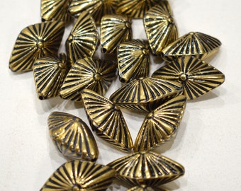 Beads Gold Diamond Star Beads 30mm