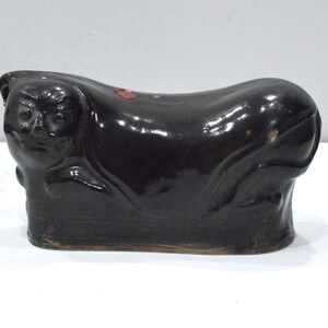 Chinese Antique Porcelain Cat Pillow Head Rest
