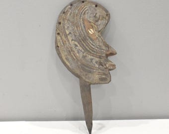 Papua New Guinea Painted Iatmul Yam Stake