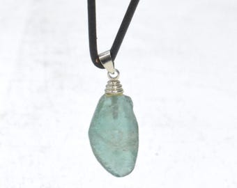 Roman Glass Chip Pendant