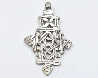 Ethiopian Silver Coptic Cross Tuareg Tribe North Africa