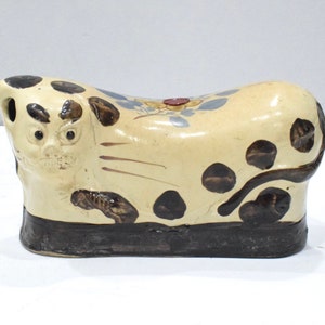 Chinese Antique Porcelain Cat Pillow Head Rest