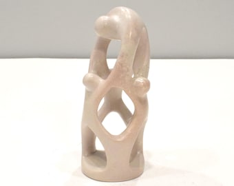 African Soapstone Family Tree of Life Sculpture Kenya