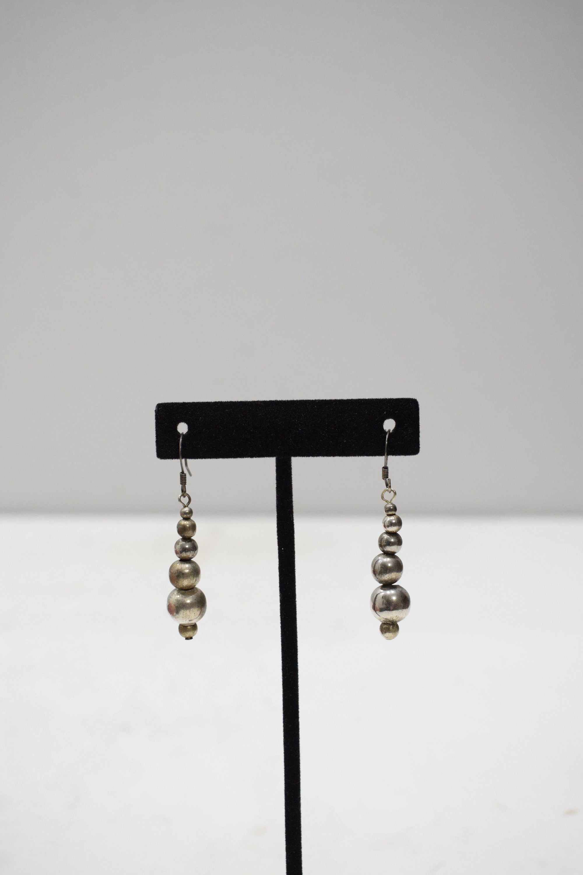 Earrings Silver Ball Dangle Earrings