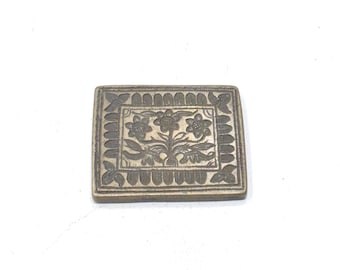 Stamp Die Mold Vintage Bronze Detailed Kuchi Jewelry
