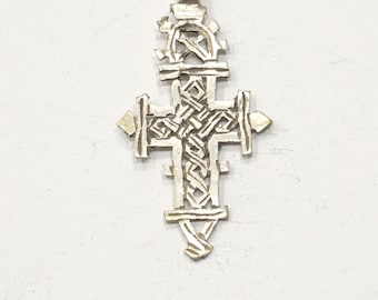 Ethiopian Silver Coptic Cross Tuareg Tribe North Africa