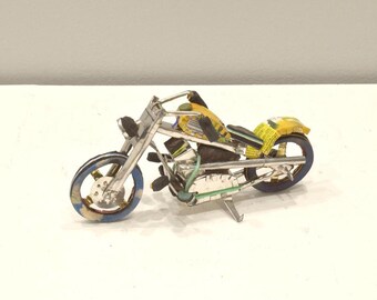 African Toy Tin Can Motorcycle Burkina Faso