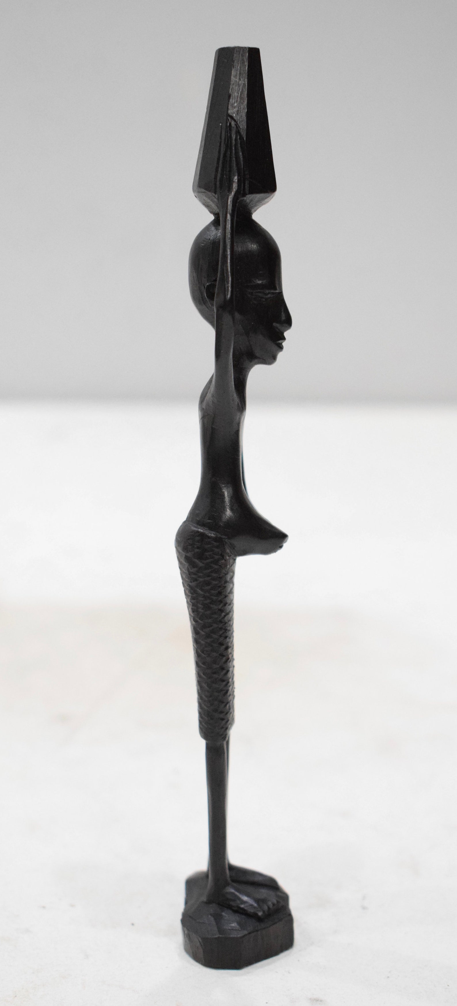 African Statue Ebony Wood Carved Figure Tanzania Etsy