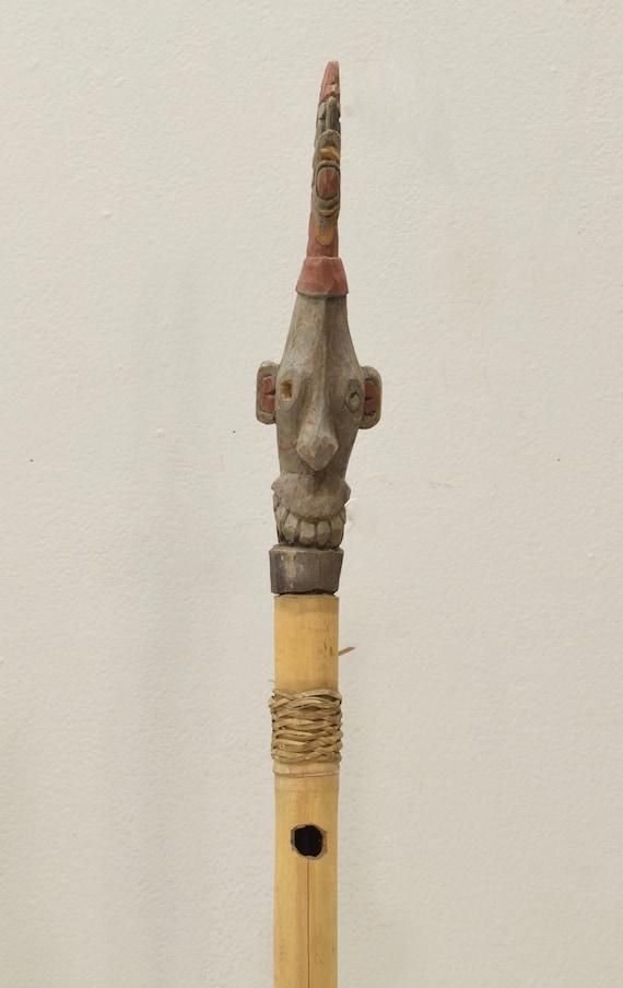 Bouchon de flûte à tête en bois de bambou de Papouasie-Nouvelle-Guinée -   Canada