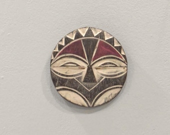 African Goli Passport Mask Akan Tribe