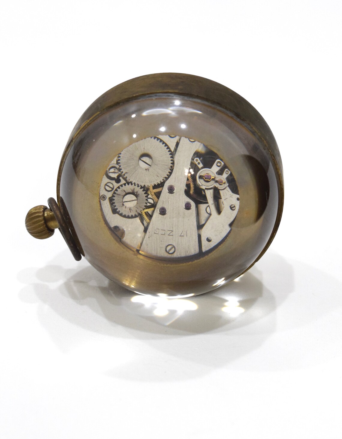 Clock Omega 1882 Switzerland Spherical Ball Clock Etsy