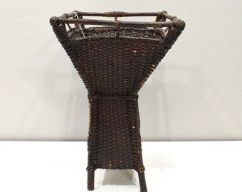 Basket Philippines Ifugao Kayaband Potato Woven Carrie Rattan Basket