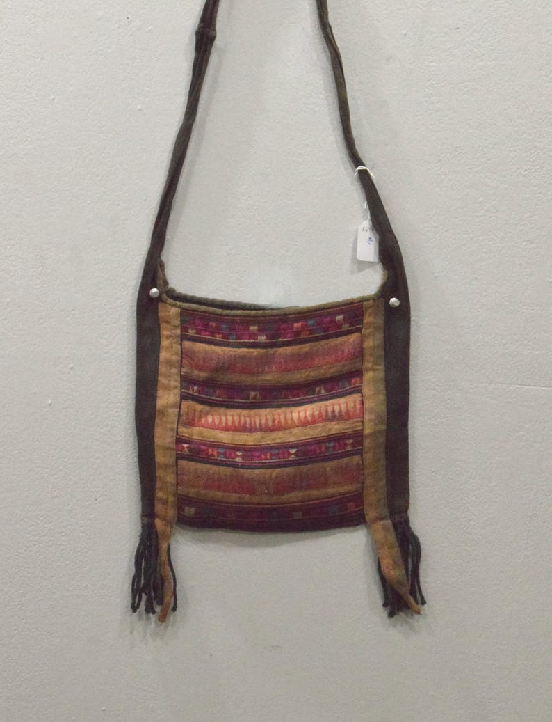 Shoulder Bag Purse Hmong Hill Tribe Embroidered Shoulder Bag Etsy
