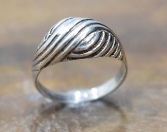 Ring Sterling Silver Small Dome Band Ring