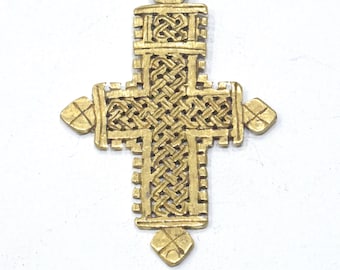 Ethiopian Gold Coptic Cross Tuareg Tribe North Africa