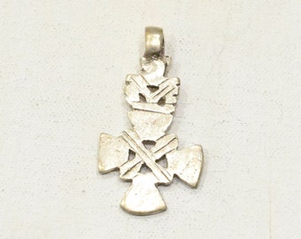 Ethiopian Silver Coptic Cross Tuareg Tribe North Africa